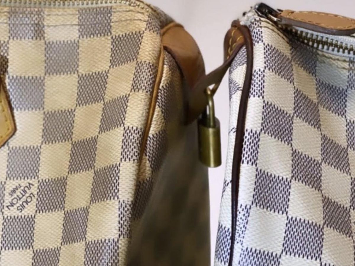 Higienização de bolsa Louis Vuitton em couro pela LeWash